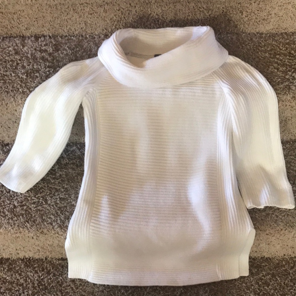 Classic white sweater